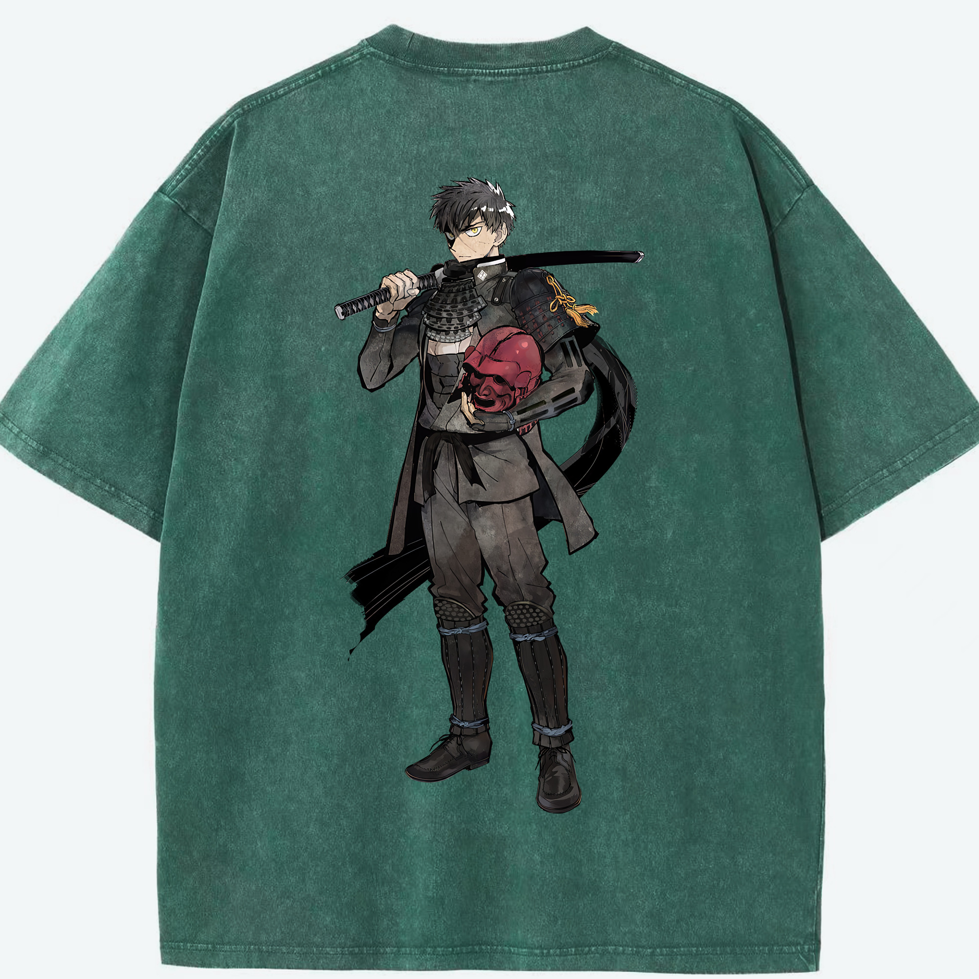 （画像用） 刀剣乱舞 Touken Ranbu 綿100% ヴィンテージ風 半袖Tシャツ（背面プリント）